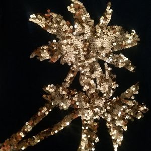 Beautiful blue shirt with palm trees..